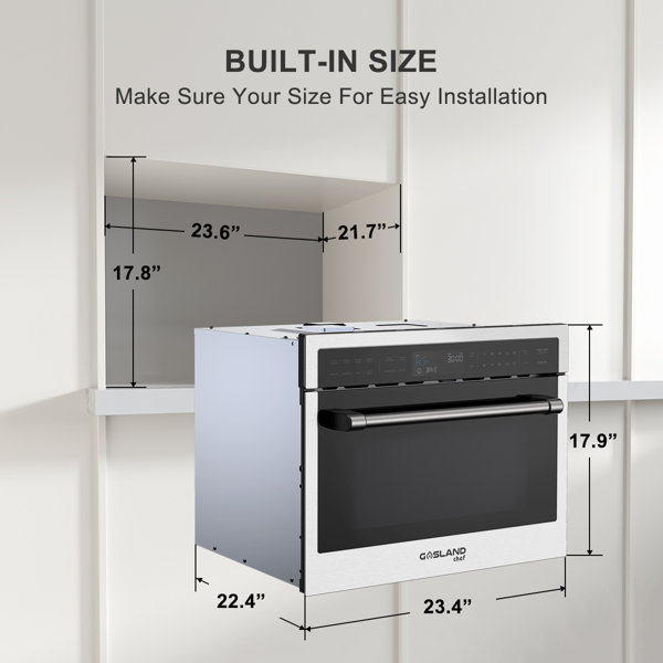 Gaslandchef GASLAND Chef 24 Inch 1.6 Cu. Ft. Builtin Convenction
